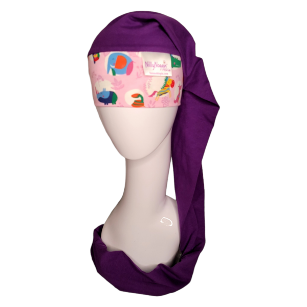 koalas and more on a nillynoggin eeg cap on mannequin head