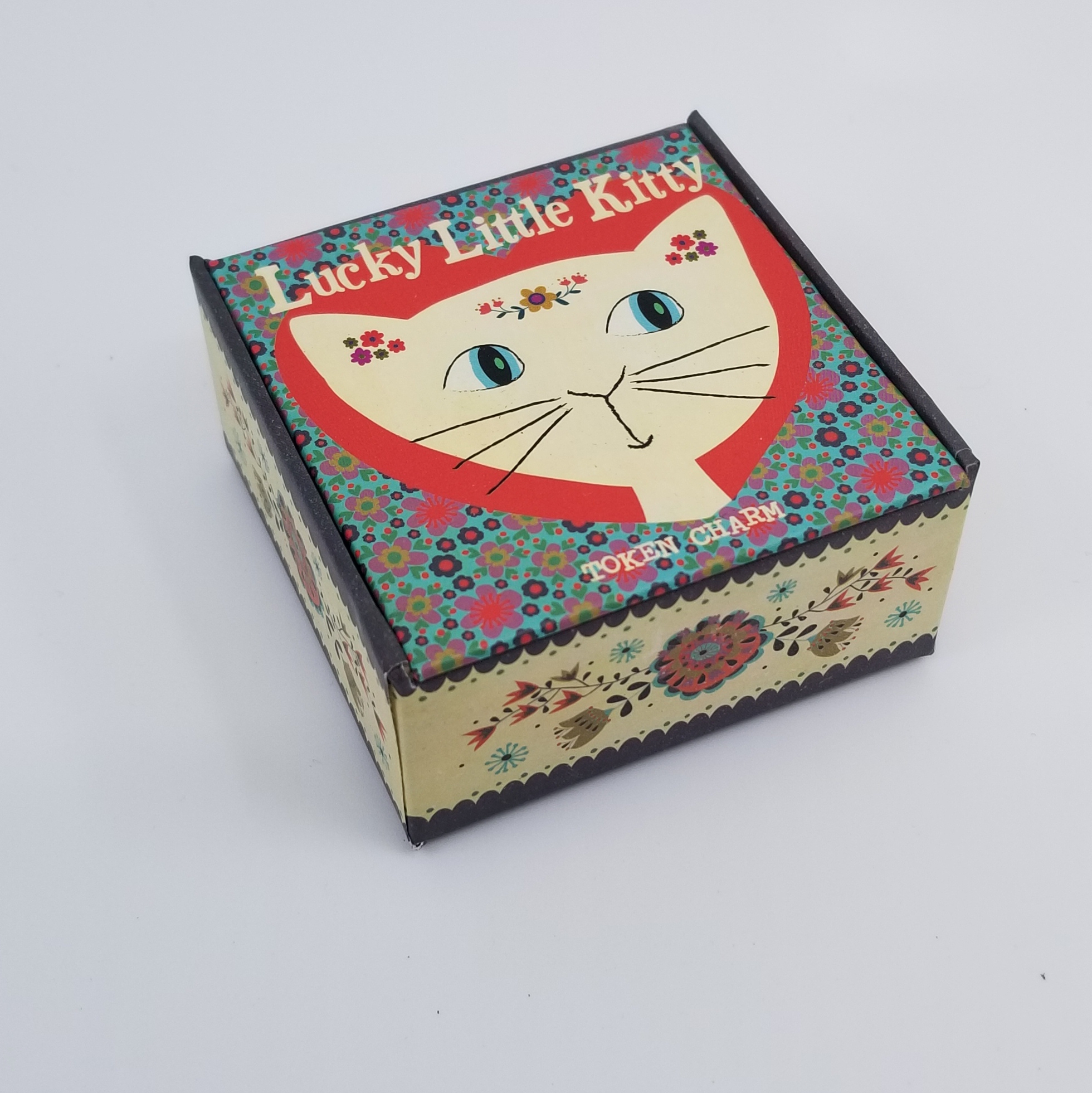 Lucky Little Kitty Charm Keepsake Box