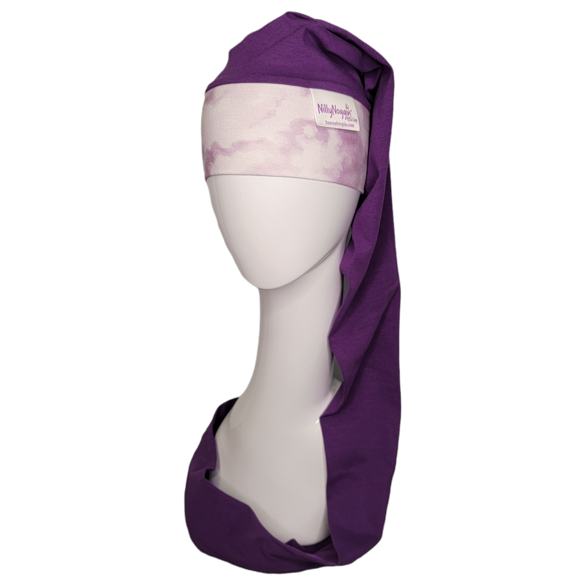 Purple Tie Dye NillyNoggin EEG Cap